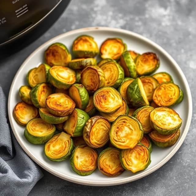 Air fryer brussel sprout chip