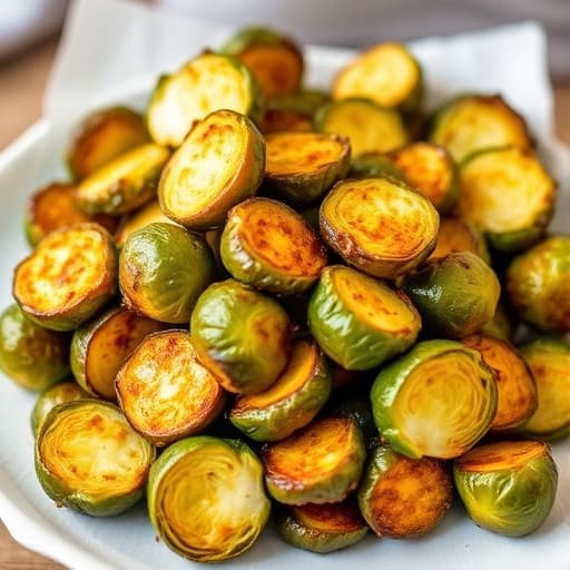 Air fryer brussel sprout chips