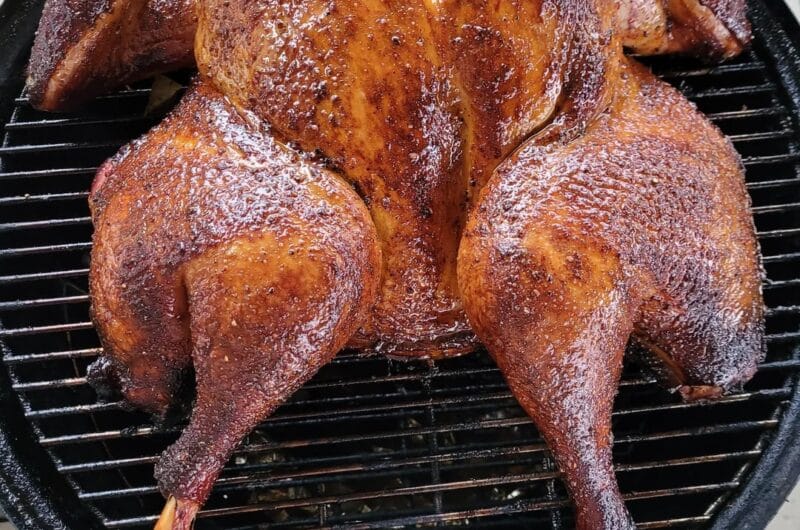 Easy Crispy And Juicy Smoked Spatchcock Turkey 