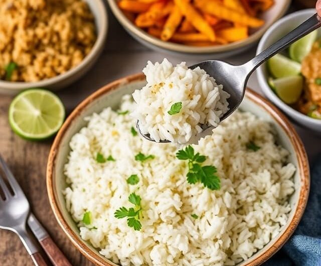 How To Make Coconut Lime-Rice 