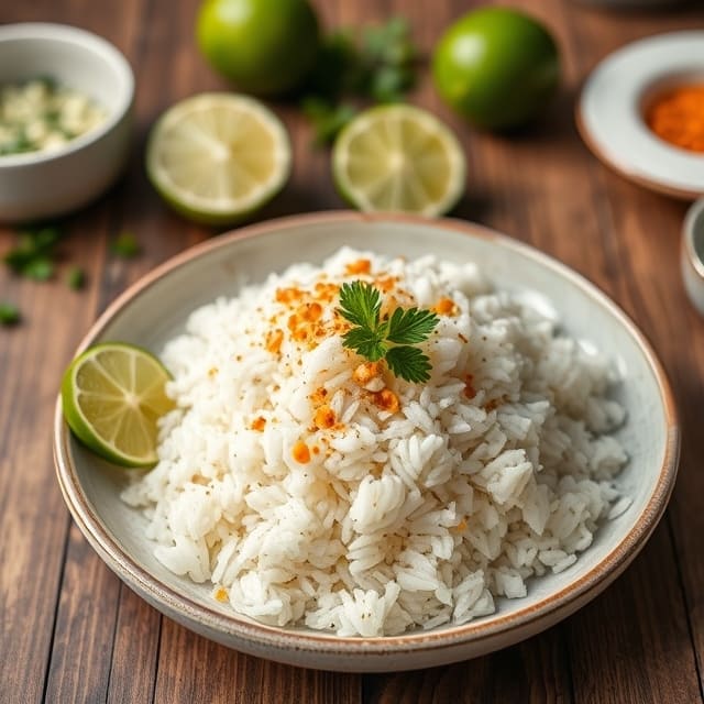 Spicy Coconut Lime Rice