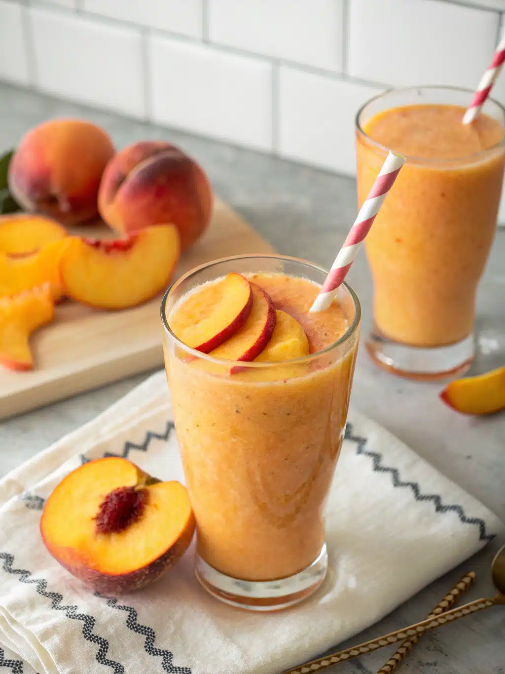 Quick peach smoothie That Brings Freshness Fast