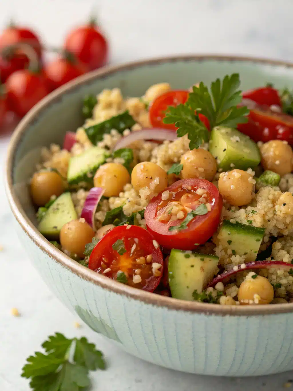 quinoa chickpea salad