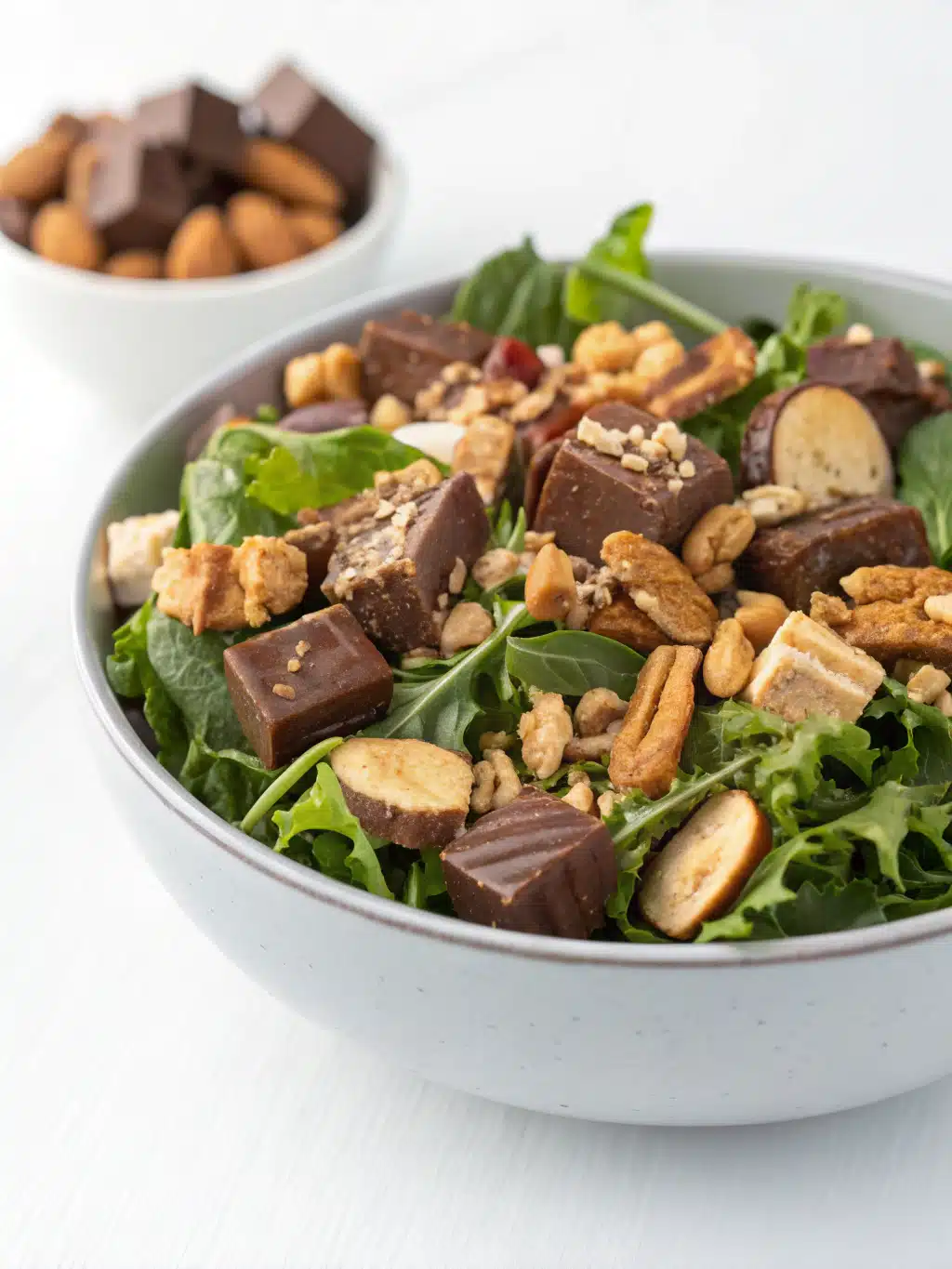 snickers salad protein bowl