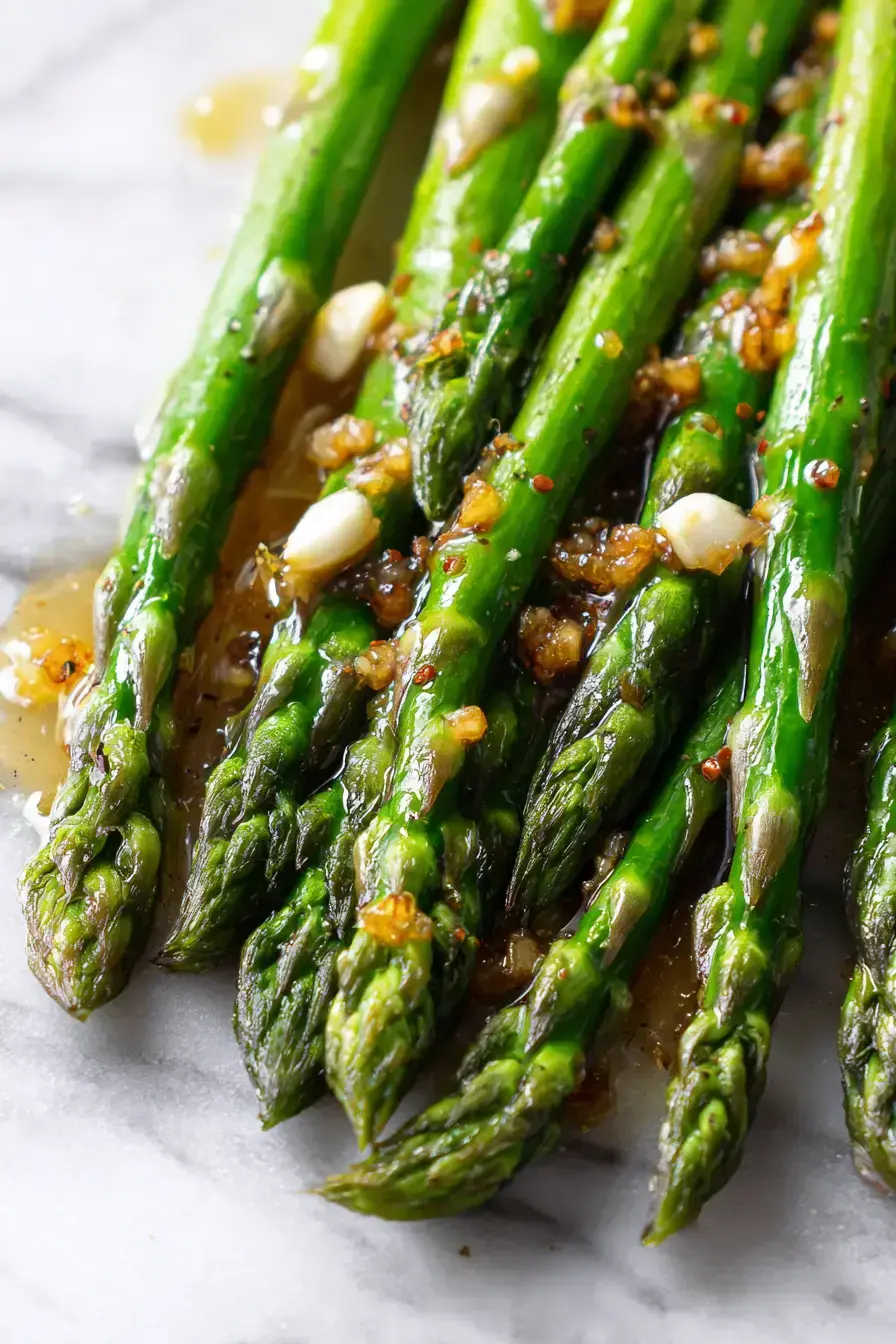 Garlic Browned Butter Asparagus